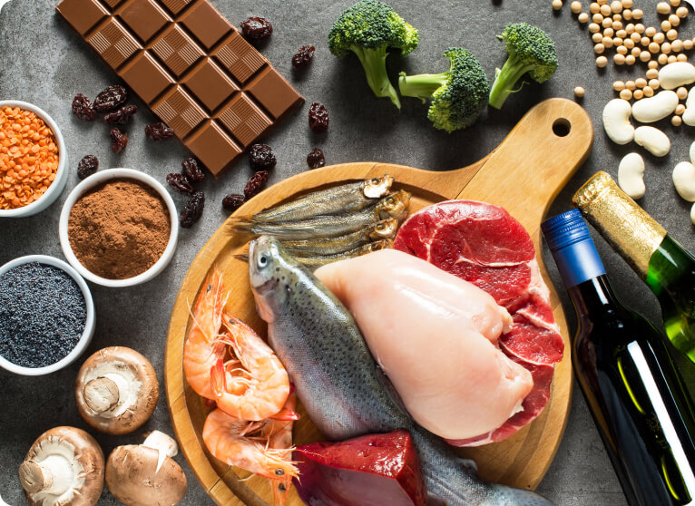 Gicht - Welche Ernährung wirkt sich positiv auf Gicht aus?